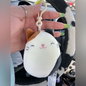 Squishmallows Cam the Calico Cat Clip